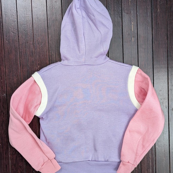 Vintage Just 4 Kids Youth Zip Up Sweater Hoodie Kids Girls Size 6 Purple Pink - Picture 5 of 6